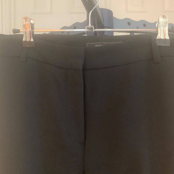 BCBG Maxazria Black Cuffed Crop Pants sz 6 - Picture 3 of 7